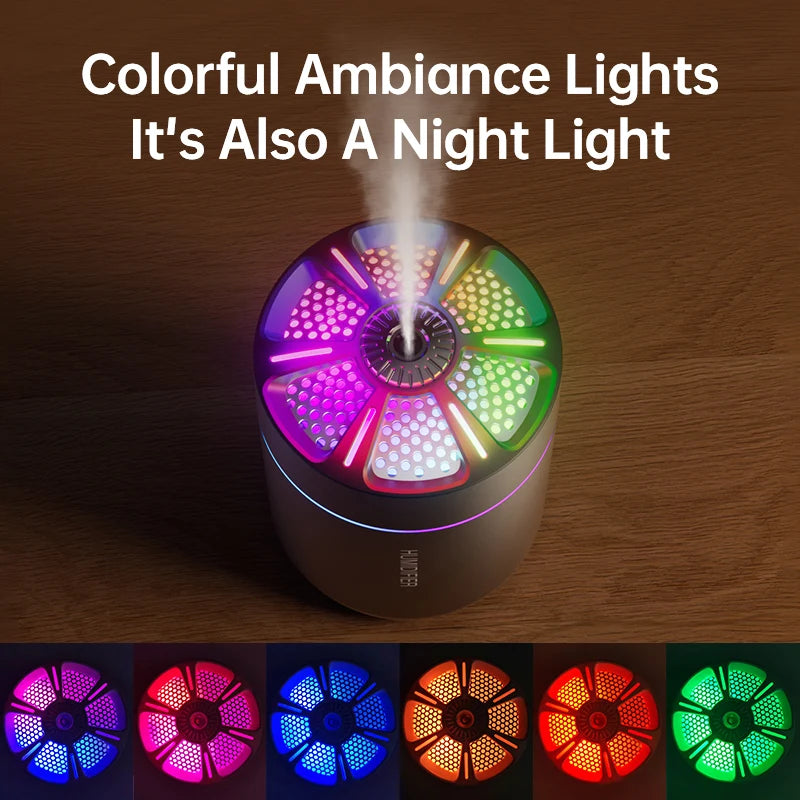 cool mist humidifier essential oil diffuser small room night light